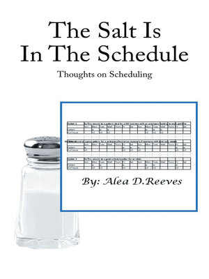 cover image of The Salt Is in the Schedule